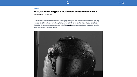 BIKERGUARD Featured in Amanz: Enhancing Visibility for Riders in Rainy Weather